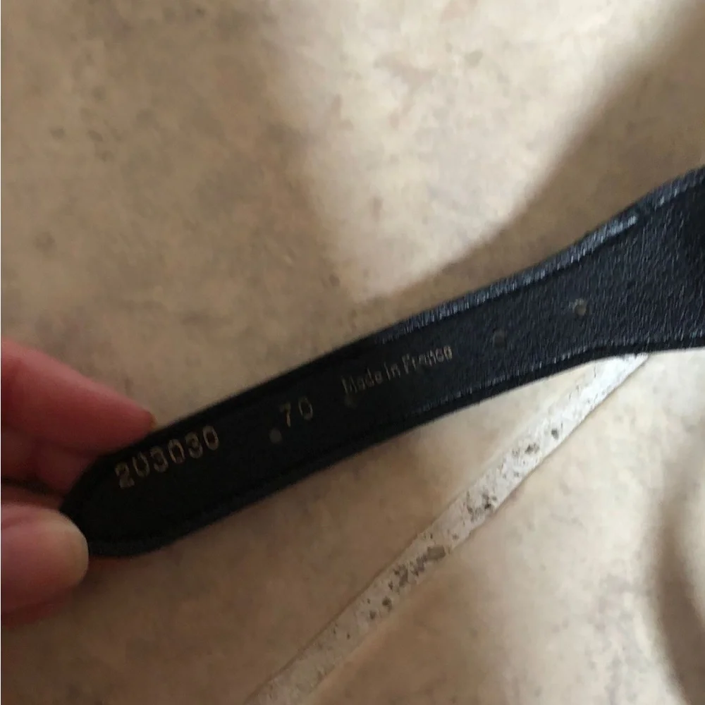 Belt 27.5” Leather Cloth Tan Brown